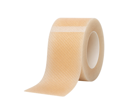 Ruban visage NOVASOIN beige en rouleau — visuel de présentation issu de la référence fournisseur.